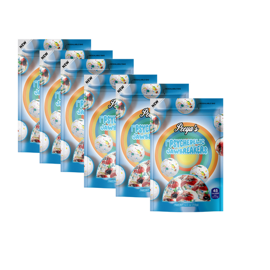 Peeya’s 1" Psychedelic Jawbreakers- Pack of 6