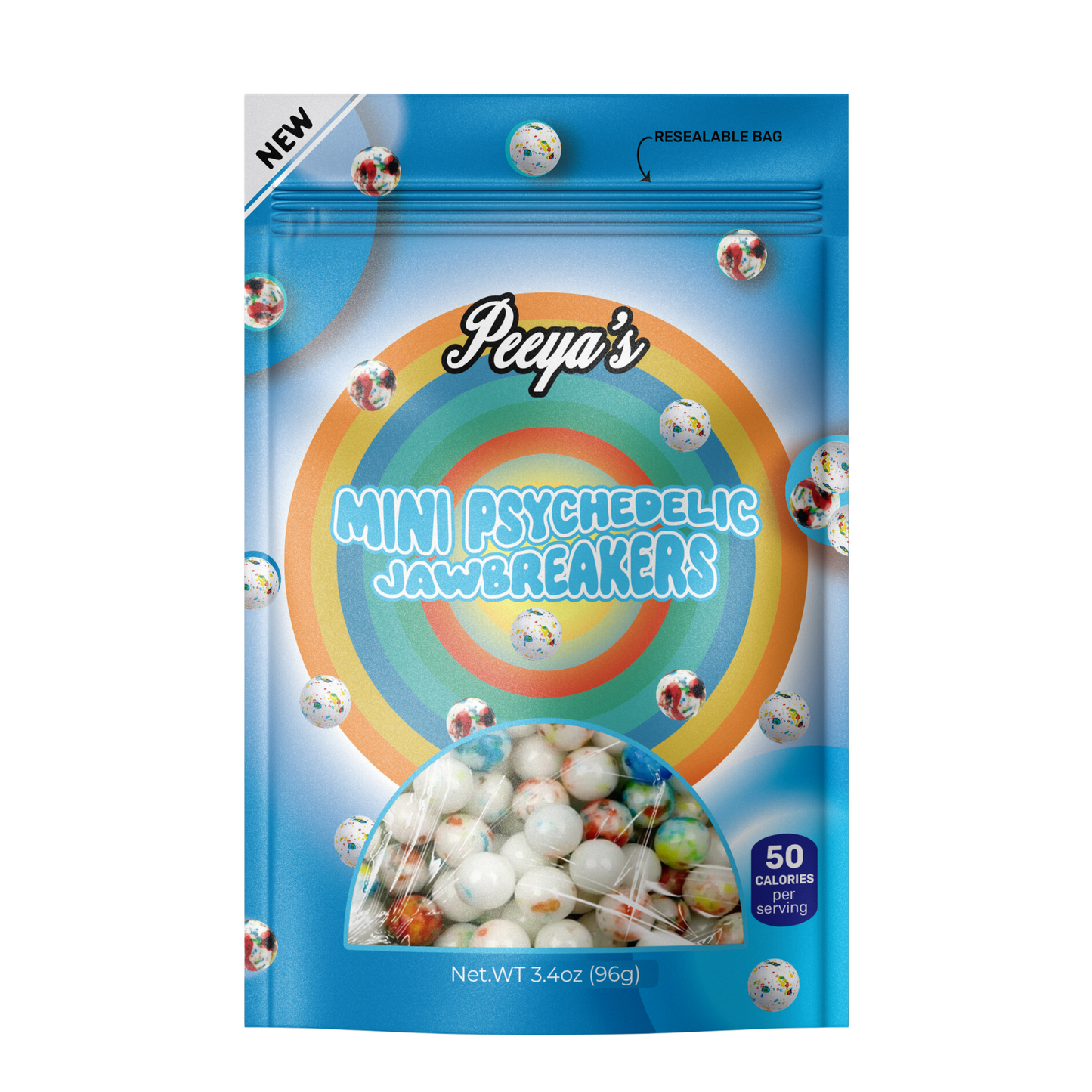 Peeya’s Mini Psychedelic Jawbreakers- Pack of 6